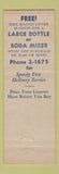 Matchbook Cover - Trading Post Liquors St Joseph MO