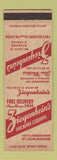 Matchbook Cover - Ziegenhein's Liquors St Louis MO
