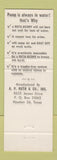 Matchbook Cover - Kennon Gas Electric Ruth Beery Doniphan MO