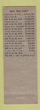 Matchbook Cover - Community Advertising Company Brookfield MO