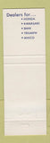 Matchbook Cover - Southeast Corp Kawasaki Motorcycles Milwaukee WI Triumph