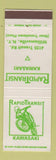 Matchbook Cover - Rapid Transit Kawasaki Motorcycles Williamsville NY