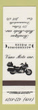 Matchbook Cover - Vano Motorcycles Boutique Moto Mode Drummondville QC
