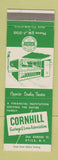 Matchbook Cover - Cornhill Savings Loan U tica NY