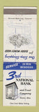 Matchbook Cover - 3rd National Bank Dayton OH