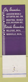 Matchbook Cover - Security NATional Bank Detroit MI Bellevue Nashville MI