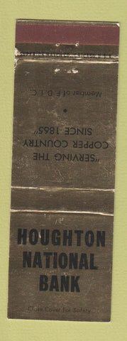 Matchbook Cover - Houghton National Bank MI