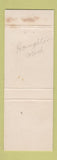 Matchbook Cover - Houghton National Bank MI