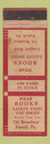 Matchbook Cover - Books Safety Shoes Farrell PA WORN