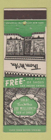 Matchbook Cover - Thom McAn Shoes
