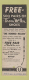 Matchbook Cover - Thom McAn Shoes