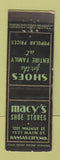 Matchbook Cover - Macy's Shoe Store Kansas City MO feature WEAR