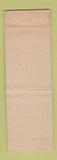 Matchbook Cover - Bostonian Shoes Men's Miller Bros Shamokin PA