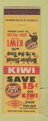 Matchbook Cover - Kiwi Shoe Polish