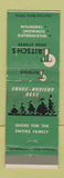 Matchbook Cover - Tritsch's Shoe Stores Wilkinsburg Dormont Tarentum PA WEAR