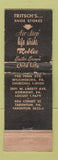 Matchbook Cover - Tritsch's Shoe Stores Wilkinsburg Dormont Tarentum PA WEAR
