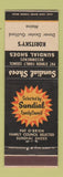 Matchbook Cover - Sundial Shoes Koritsky's Dover Dexter Guilford ME