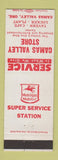 Matchbook Cover - Camas Valley Mobil oil gas OR