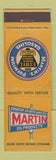 Matchbook Cover - Martin oil gas