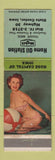 Matchbook Cover - Mobil oil gas State Center IA pinup