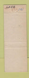 Matchbook Cover - Mobil oil gas Lakeport CA WEAR