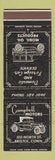 Matchbook Cover - Campbell Motors Mobil oil gas Bristol CT
