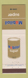 Matchbook Cover - Mobil oil gas Super 10W-40 Australia