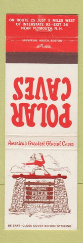 Matchbook Cover - Polar Caves Plymouth NH