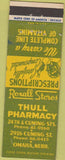 Matchbook Cover - North Side Pharmacy Lansing MI