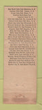 Matchbook Cover - New Hampshire State Parks Concord NH DD Bean WEAR