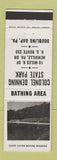 Matchbook Cover - Colonel Denning State Park Doubling Gap PA WHITE