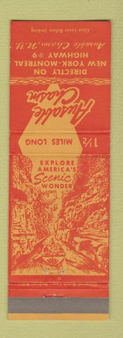 Matchbook Cover - Ausable Chasm NY
