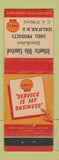 Matchbook Cover - Shell oil gas Atlantic Halifax NS