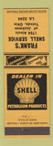 Matchbook Cover - Frank's Shell oil gas Toledo OH