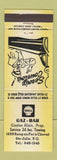 Matchbook Cover - Shell oil gas Baz Bar Ste Julie QC