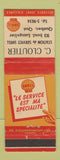 Matchbook Cover - C Cloutier Shell oil gas Quebec City QC