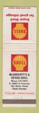 Matchbook Cover - Shell oil gas McGroarty's Upson Shell
