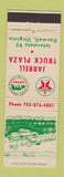 Matchbook Cover - Jarrell Truck Plaza Texaco oil gas Doswell VA