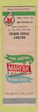 Matchbook Cover - Bolton's Texaco oil gas Wayland MA low phone #