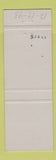 Matchbook Cover - J Biros Grocery Texaco oil gas Dunnville ON