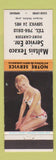 Matchbook Cover - Maltais Texaco oil gas Port Cartier QC pinup