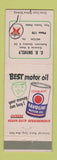 Matchbook Cover - CU Shively Texaco oil gas grocery Milton PA low phone #