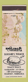 Matchbook Cover - Slocum's Texaco oil gas Snack Shack Kearney NE