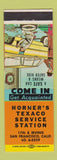Matchbook Cover - Horner's Texaco oil gas San Francisco CA