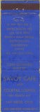 Matchbook Cover - Savoy Cafe San Diego CA