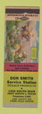 Matchbook Cover - Don Smith Texaco oil gas Fort Worth TX