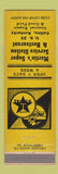 Matchbook Cover - Martin's Texaco oil gas Collins KY restaurant