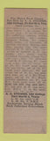 Matchbook Cover - Don Smith Texaco oil gas Fort Worth TX