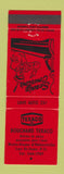Matchbook Cover - Bouchard Texaco oil gas Lac St Jean QC