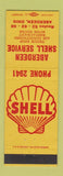 Matchbook Cover - Aberdeen Shell oil gas OH #2